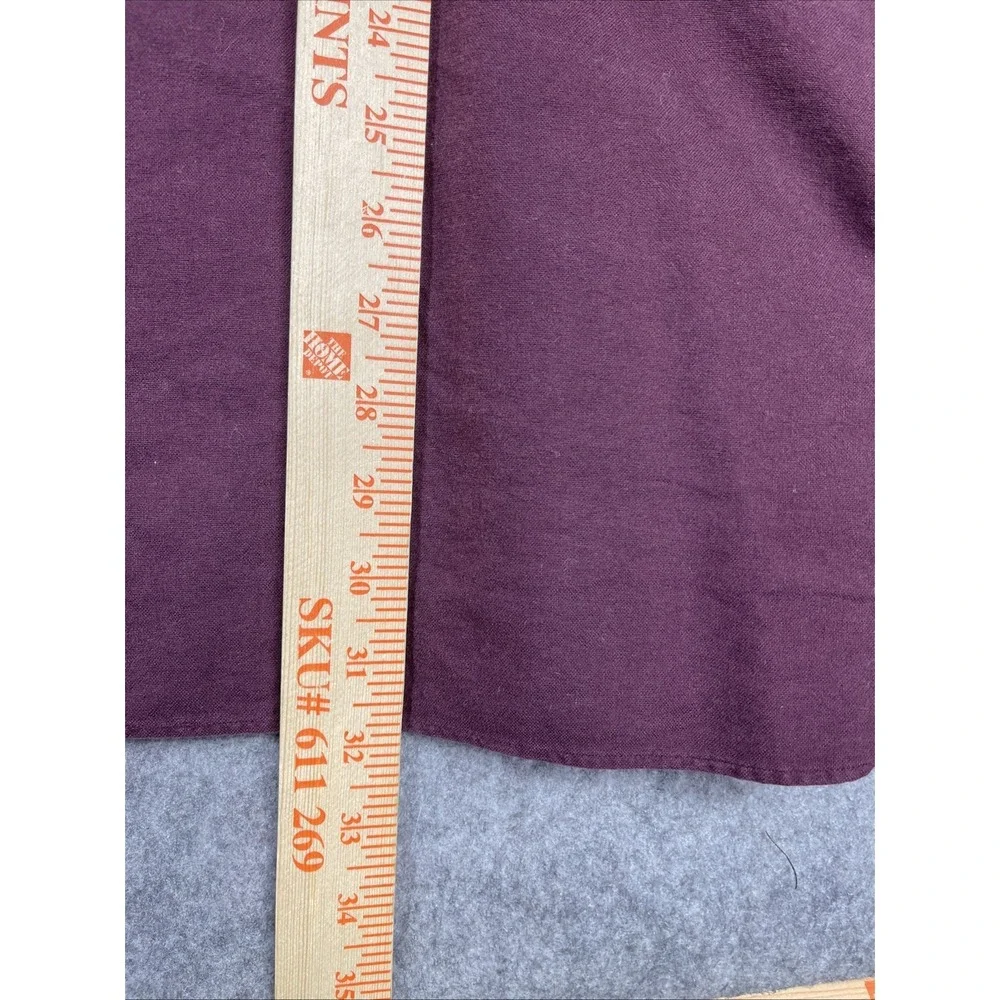Vintage 90s Polo Ralph Lauren Rugby Shirt XXL Maroon Bleecker Quilted Button‎ Up